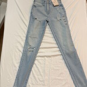 SO Sky Blue‎ Curvy Jeggings